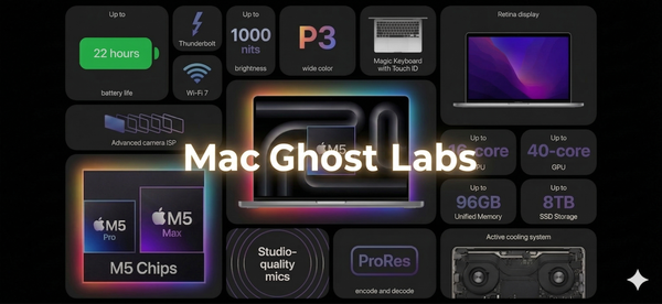 맥 고스트 랩스 시작합니다.